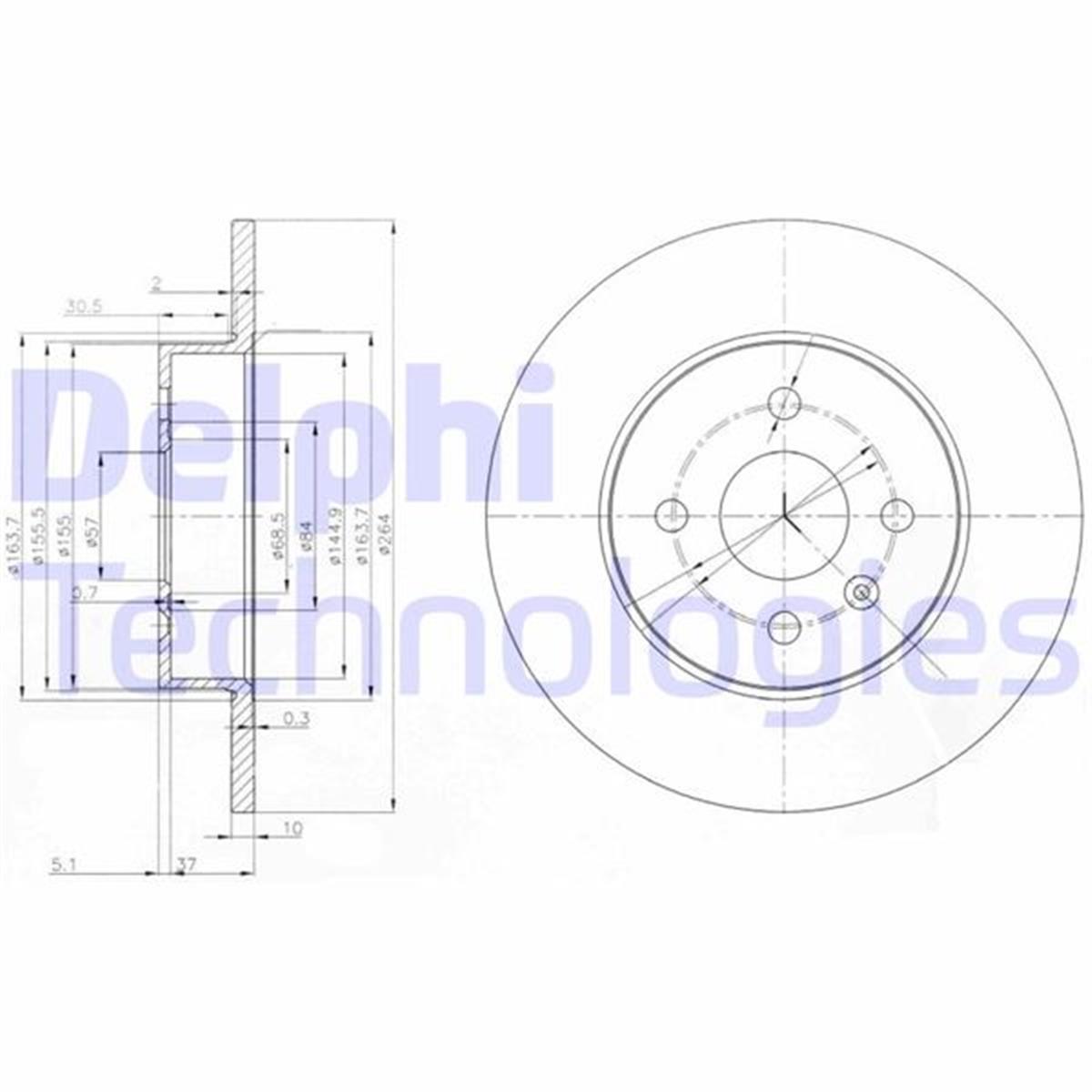 Opel Astra H (2004-2014) Combo C Meriva A Fren Aynası Arka Dolu 93176548-569116-95526641-93363