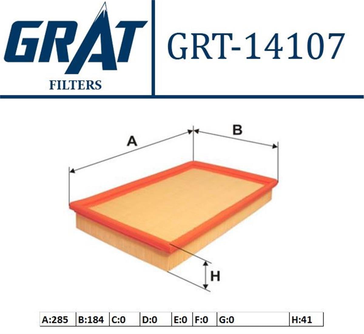 Opel Vectra A 1.6 1.8 S 2.0 Hava Filtresi Grat