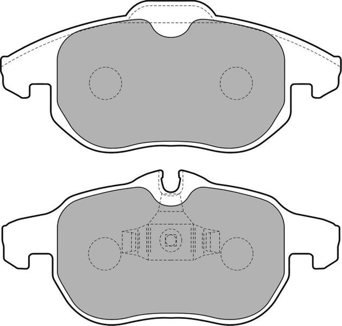 Opel Vectra C 1.6 1.8 2.0 Ön Fren Balatası Delphi Wva 23402