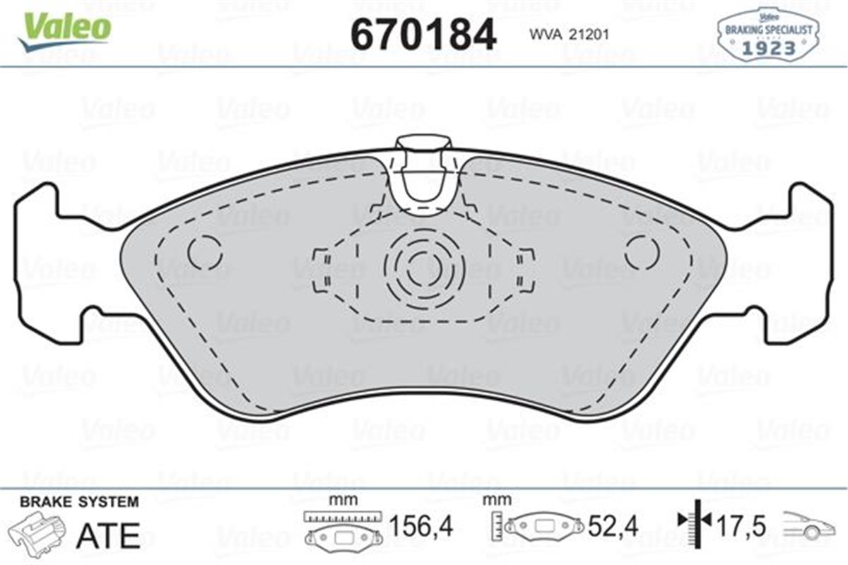 Opel Astra F Calıbra Omega Vectra A Ön Balata 1605808-1605089-1605911-Wva211