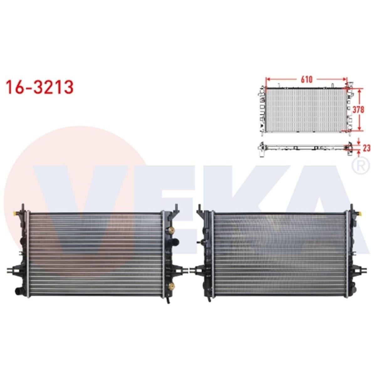 Opel Astra G X16xel Radyatör Veka (Manuel Şanzıman) 1300196