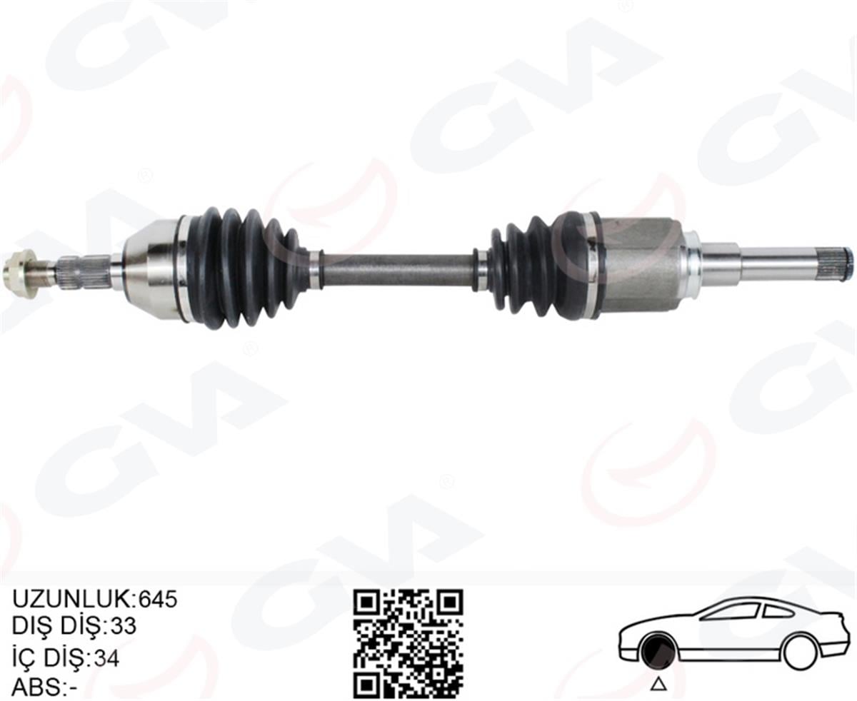 Opel Astra J Komple Aks Ön Sol 13250832-13335133-374365