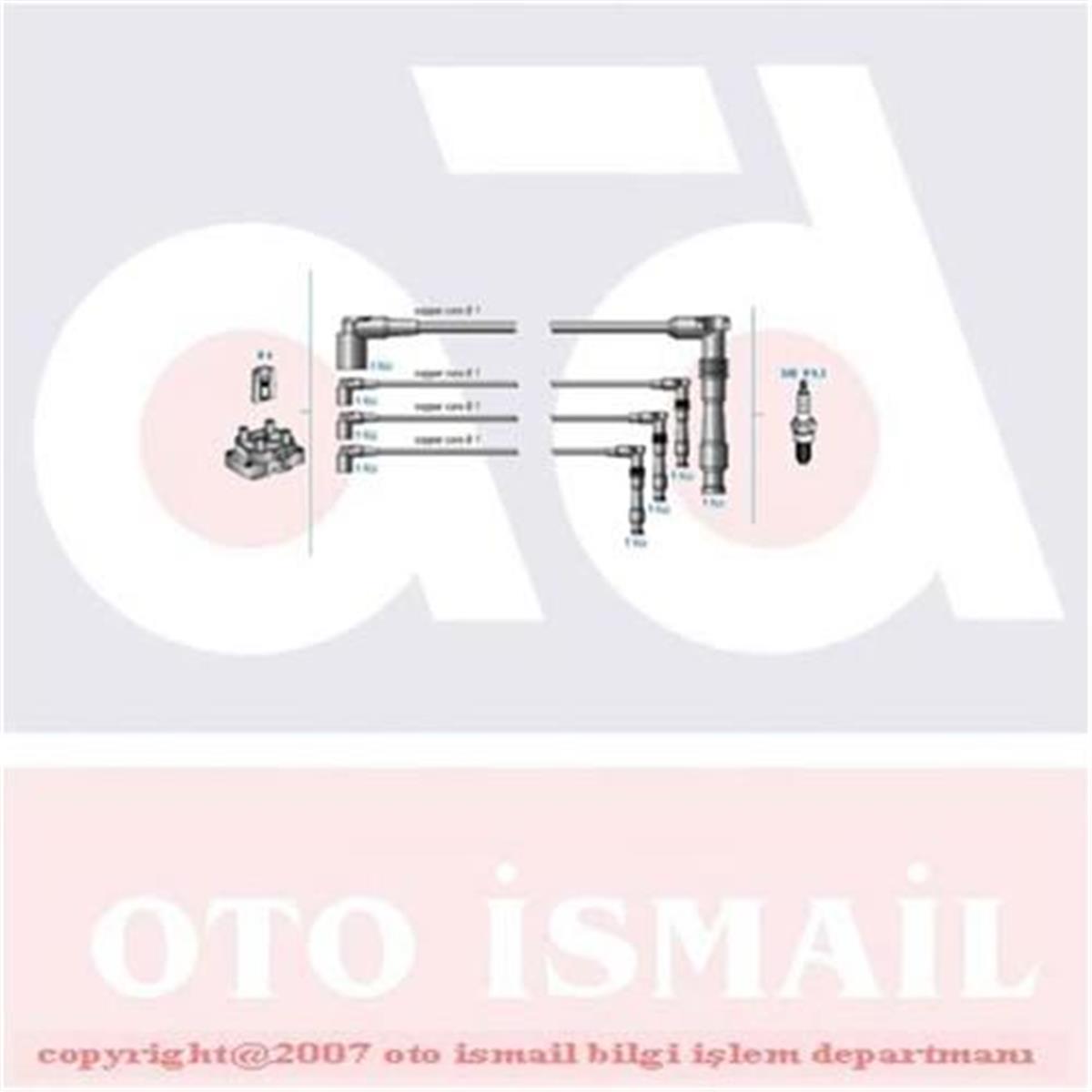 Opel Vectra B Astra F Corsa Buji Kablo Tk 1612561