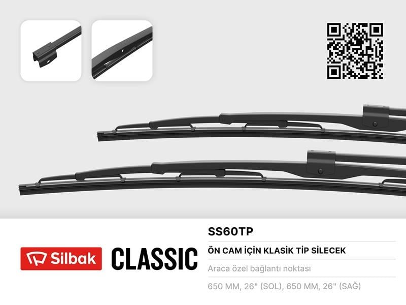 Magirus M2000 Otokar Minibüs Silecek Süpürgesi 650mm SILBAK