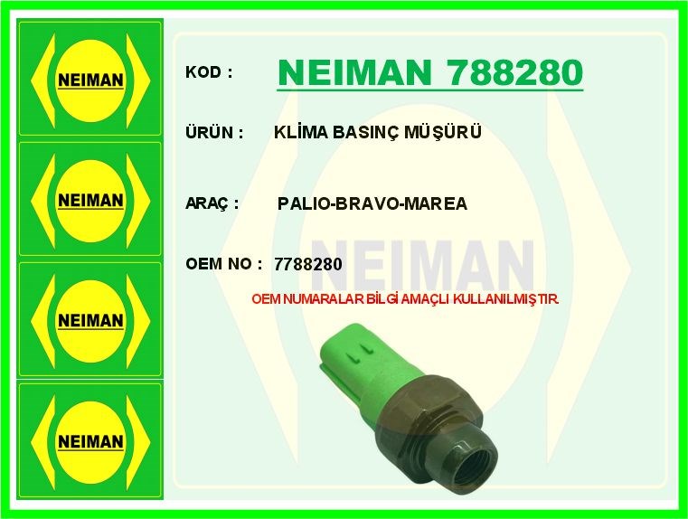 Fiat Palio Klima Basınç Müşürü BESCHER