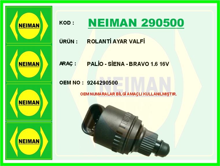 Fiat Palio Rolanti Ayar Valfi 1.6 16V BESCHER