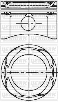 Fiat Palio Piston Segman 1.2 16V 0.60mm YENMAK