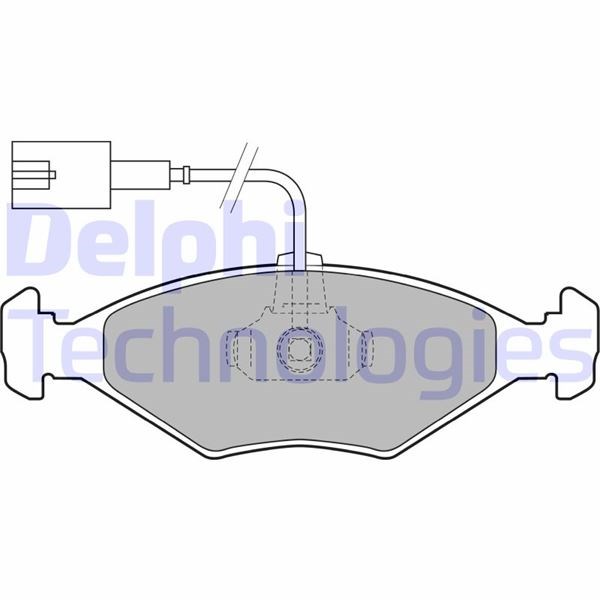 Fiat Palio Ön Fren Balatası DELPHI