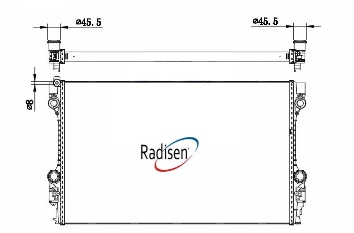 Porsche Panamera Radyatör RADISEN