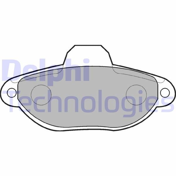 Fiat Panda 500 Punto Ön Fren Balatası DELPHI