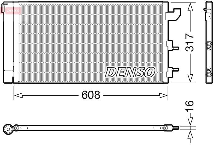 Fiat Panda Klima Radyatörü Kondenser DENSO
