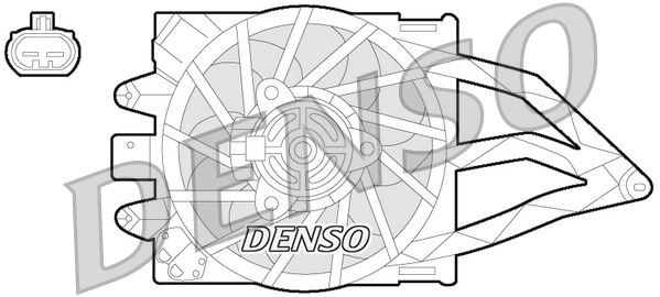 Fiat Panda Radyatör Fanı DENSO