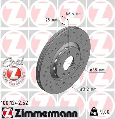 Volkswagen Passat Audi A4 A6 Skoda Superb Seat Exeo Ön Fren Aynası Havalı... ZIMMERMANN