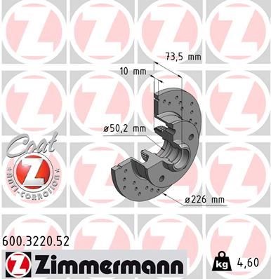 Arka Fren Aynası Delikli ZIMMERMANN