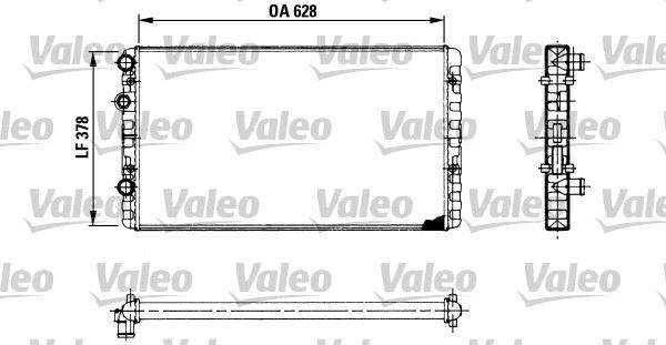 Volkswagen Passat Golf III Polo Lupo Seat Ibiza II Cordoba Arosa Radyatör VALEO