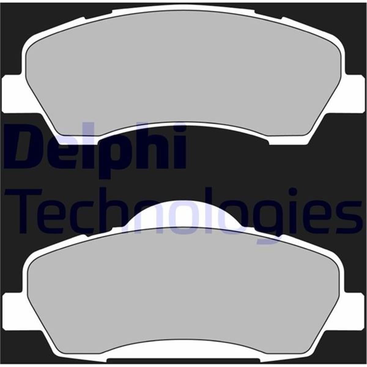 Citroen C-Elysee Peugeot 301 308 Fren Balatası Delphi (132Mm, Kulaklı, 2013...