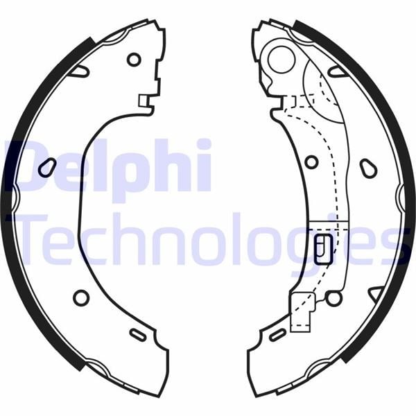 Peugeot Boxer II Citroen Jumper I Fiat Ducato Arka Pabucu Balata DELPHI
