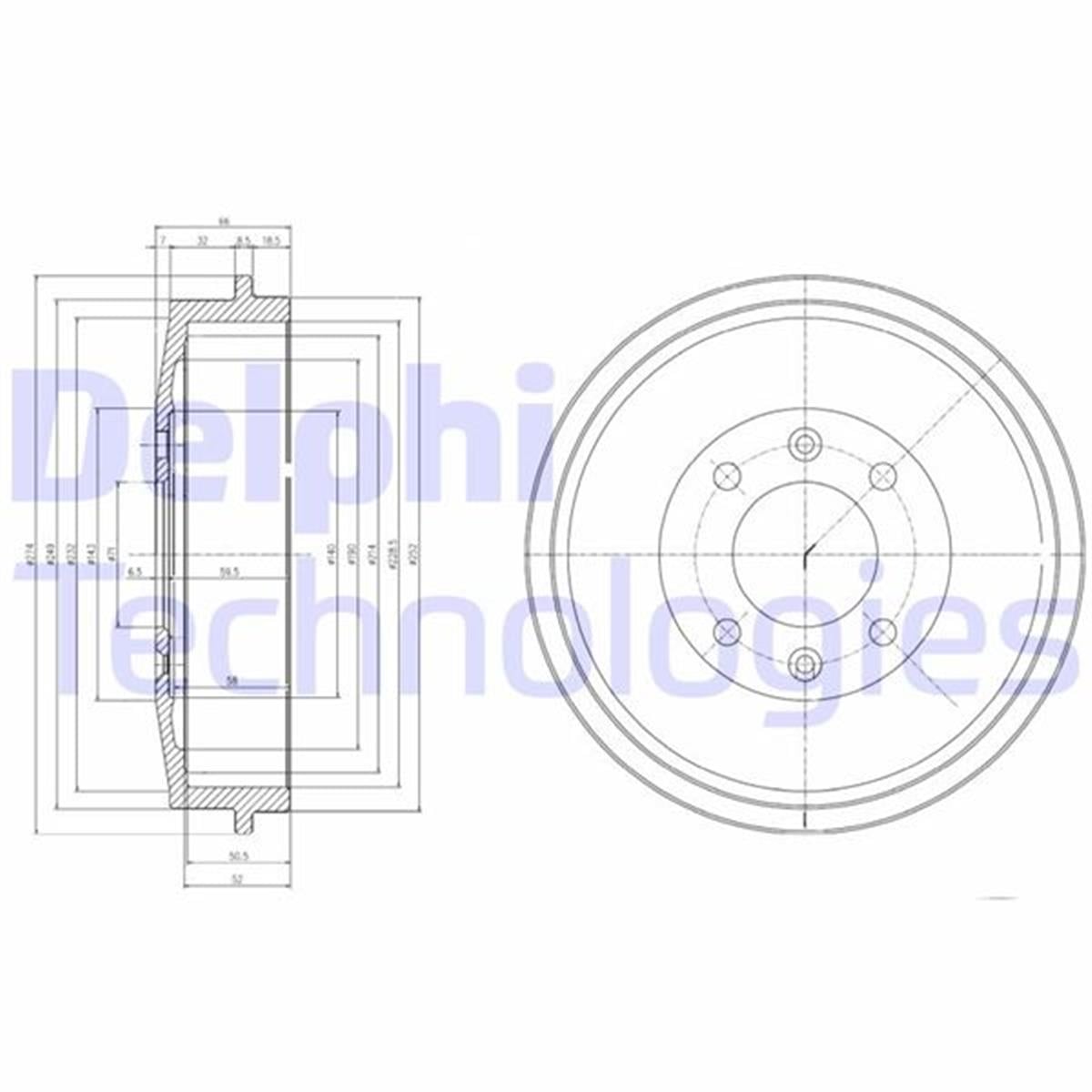 Peugeot P305 P306 P405 P406 Fren Kampanası Arka
