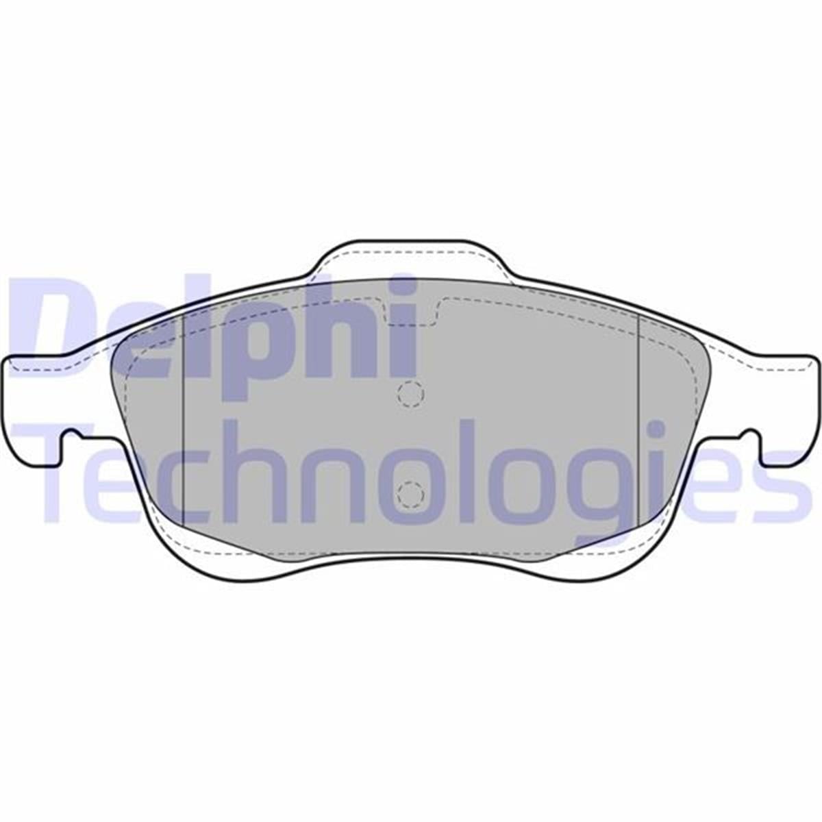 Citroen Berlingo Partner C4 2 1.6 Hdı Fren Balatası Delphi (155Mm)