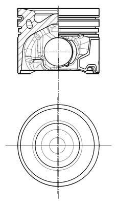 Peugeot Citroen Piston MAHLE
