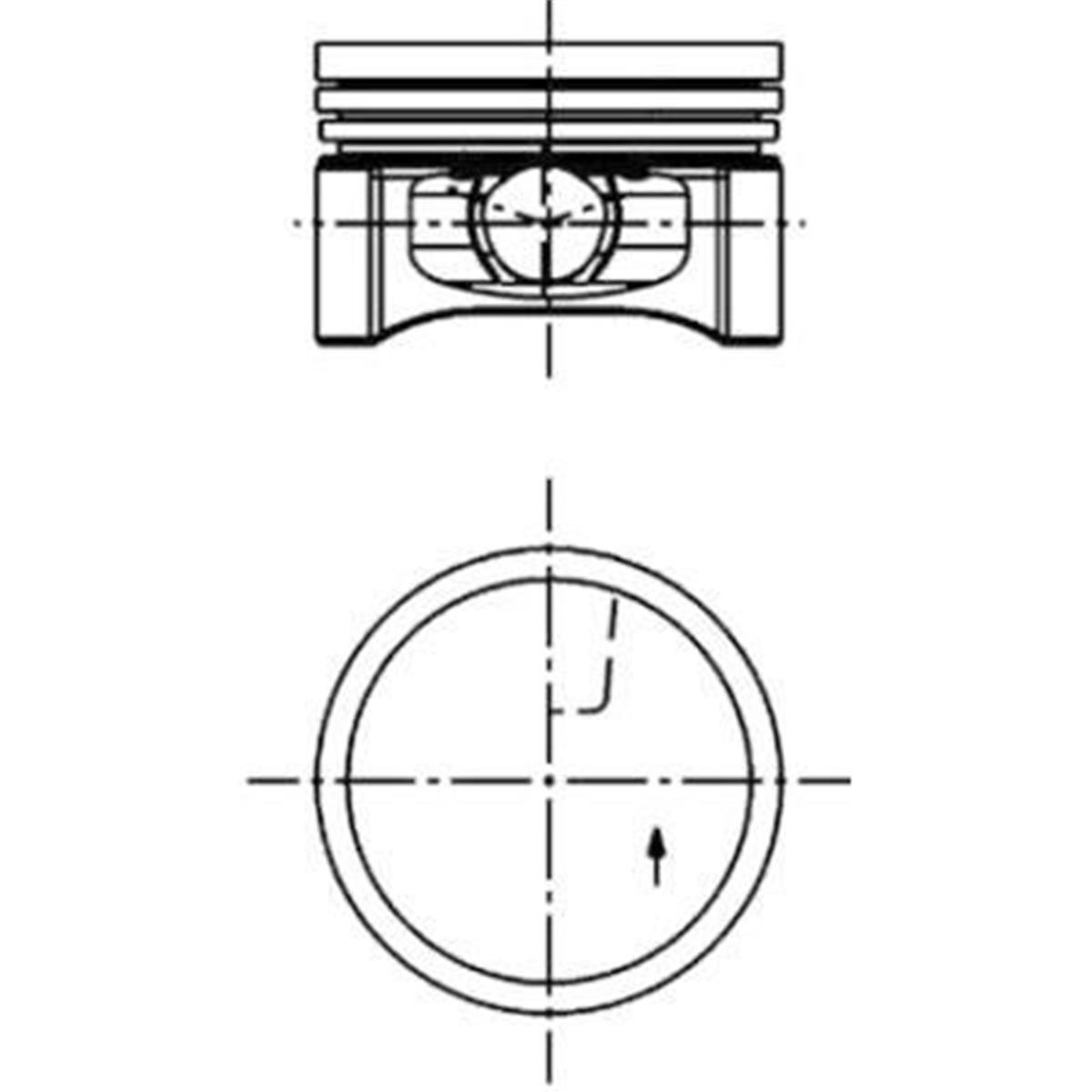 Pıston Sekman (Adet)Std D4f 1,2 16V Clıo