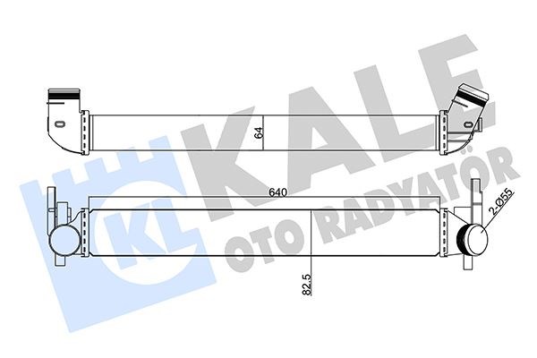 Volkswagen Polo Audi A1 Seat Ibiza IV Skoda Fabia II Turbo Radyatörü Intercooler KALE-RADYATOR
