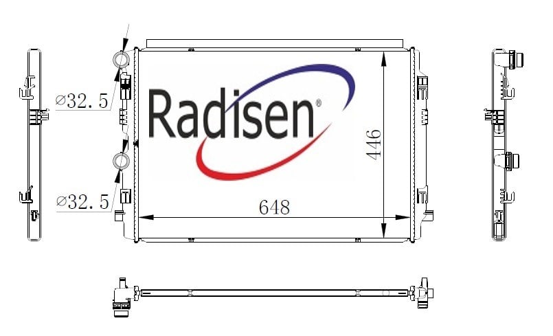 Volkswagen Polo VI Radyatör 1.0 TSI RADISEN
