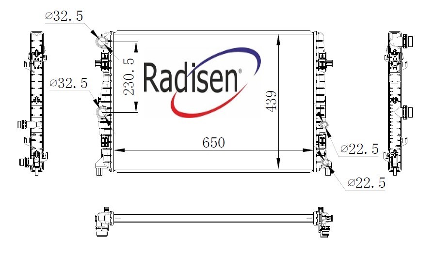 Volkswagen Polo VI Radyatör 1.0 TGI RADISEN
