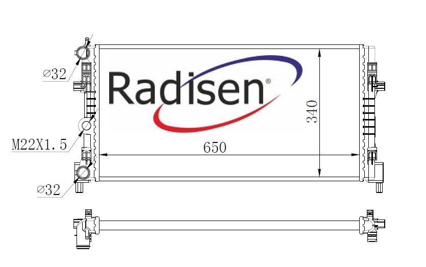 Volkswagen Polo VI Radyatör 1.0 RADISEN