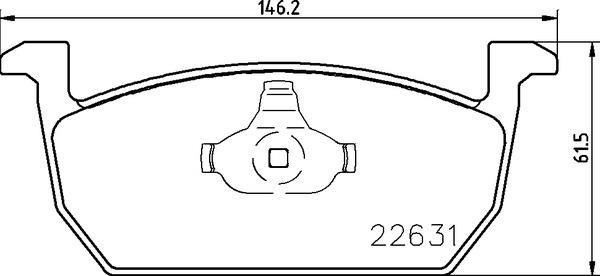 Volkswagen Polo 6 Ön Fren Balatası BREMBO
