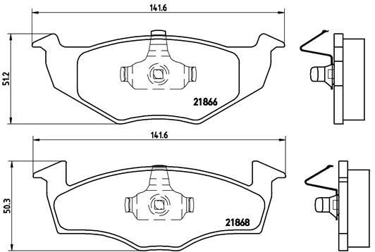 Volkswagen Polo Ön Balata BREMBO