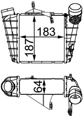 Volkswagen Polo Seat Ibiza Turbo Radyatörü MAHLE