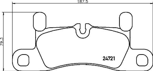 Porsche Cayenne Arka Balata BREMBO