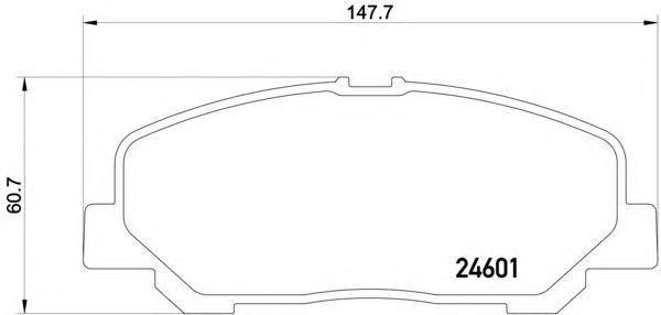Toyota Previa 2.4 Ön Disk Balata SANGSIN
