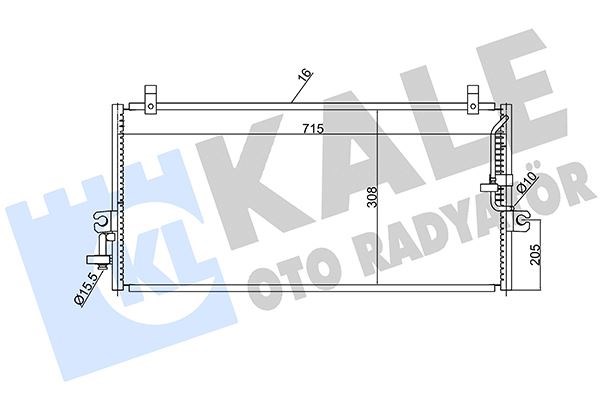 Nissan Primera Klima Kondenseri KALE-RADYATOR