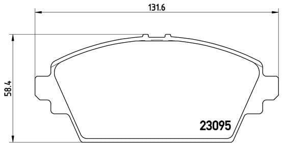 Nissan Primera Ön Fren Balatası BREMBO