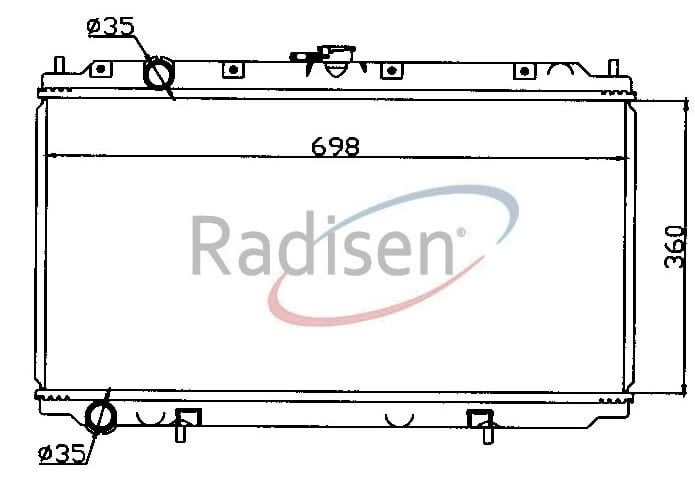 Nissan Primera Radyatör 1.8-1.6 MT RADISEN