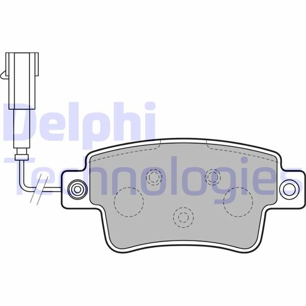 Fiat Punto Arka Fren Balatası DELPHI