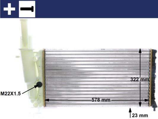 Fiat Punto Motor Su Radyatörü MAHLE