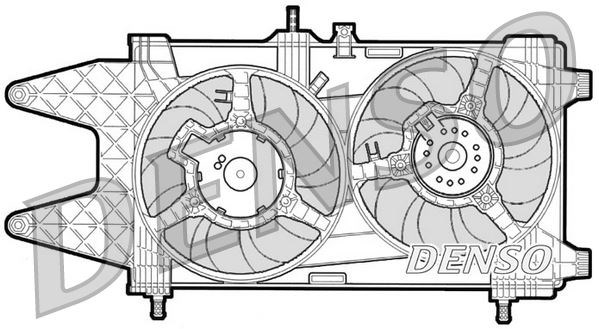 Fiat Punto Radyatör Fanı DENSO