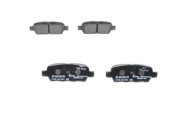 Nissan Qashqai Arka Fren Balatası BOSCH