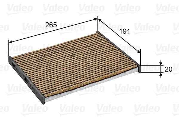 Nissan Qashqai Polifenol Kabin Filtresi VALEO