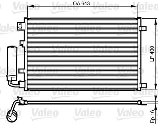 Nissan Qashqai Klima Kondenseri Kurutucu ile VALEO