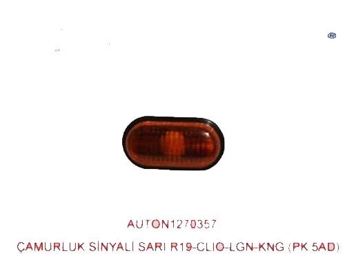 Renault R19 Çamurluk Sinyali Sarı BARAN