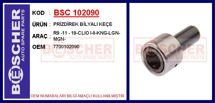 Renault R9 R11 R19 Clio 1 Clio 2 Kangoo Logan Megane Prizdirek Bilyalı Keçe BESCHER