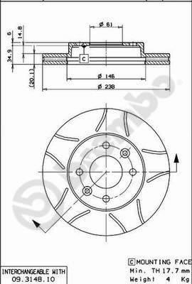 Renault R9 R11 R19 R21 Clio 1 Clio 2 Clio Symbol Kangoo Megane 1 Symbol 2 Ön... BREMBO