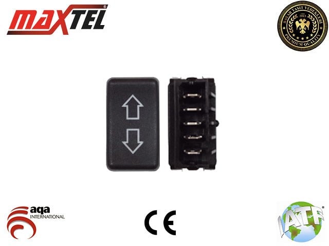 Renault R9 R11 Cam Açma Anahtarı Tekli 5 Pin MAXTEL
