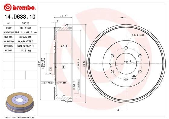 Ford Ranger Arka Fren Kampanası 4x4 BREMBO