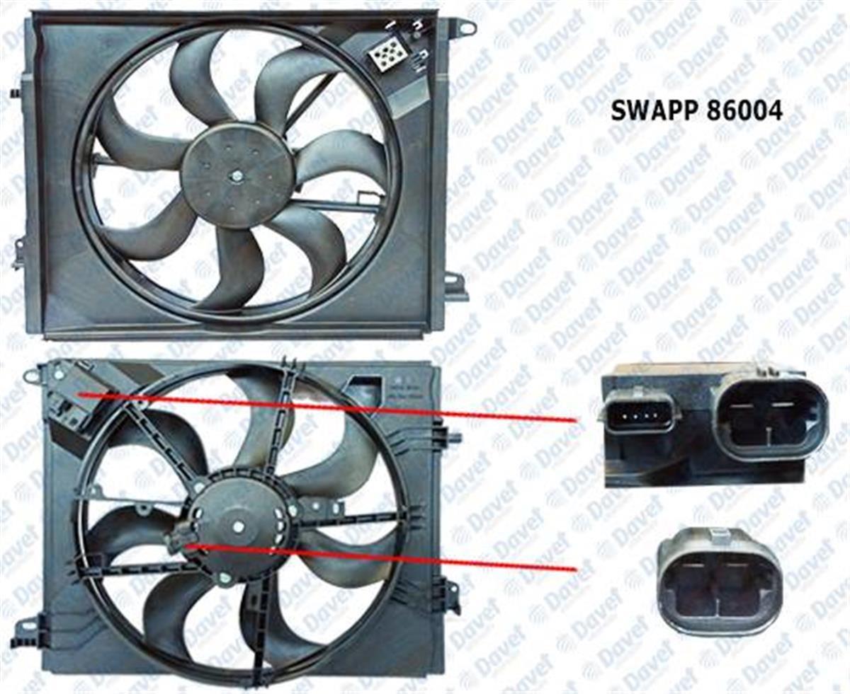 Renault Megane 4 Fan Motoru Davlumbazlı 1.5 Dci Swapp 214810518R