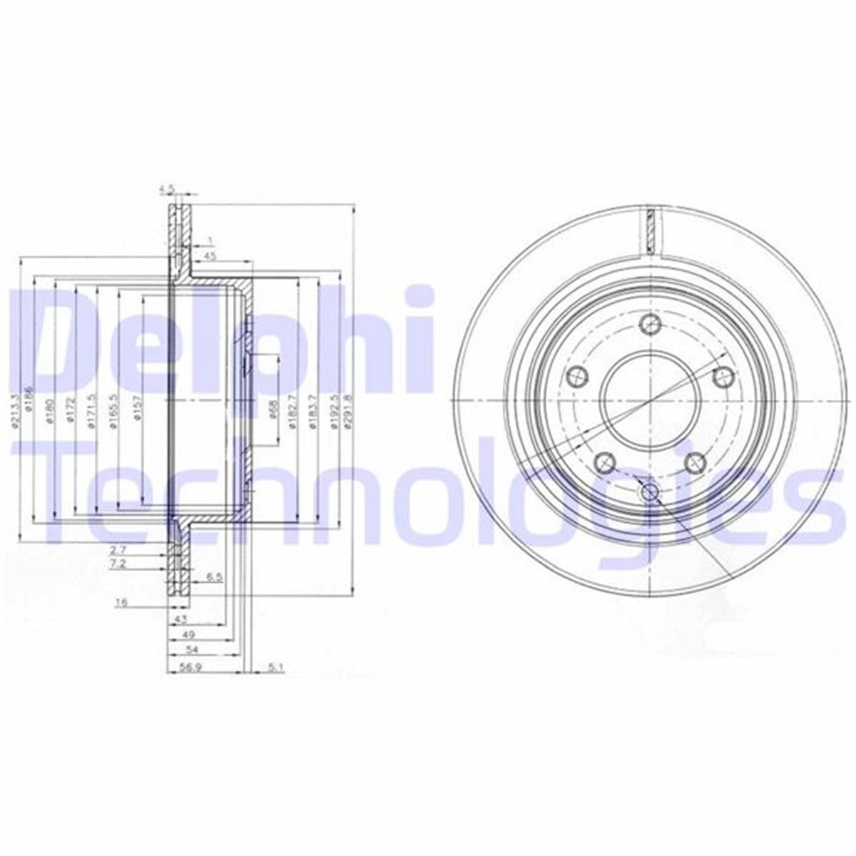 Nissan Qashqai X-Trail Renault Koleos Fren Diski Arka 432068H305-432068H700-43200311